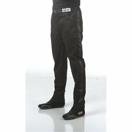 RACEQUIP 112007 SFI-1 1-L Black Driving Pants, 2XL RQP-112007